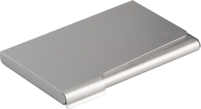 DURABLE Visitenkartenbox 57 x 90 mm 20 Karten Silber 9 x 1 x 5,7 cm