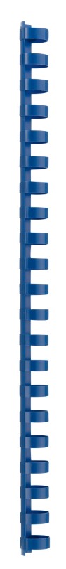 Thumbnail - GBC Polyvinylchlorid Plastikbinderücken Blau 16 mm 145 Blatt DIN A4 100 Stück