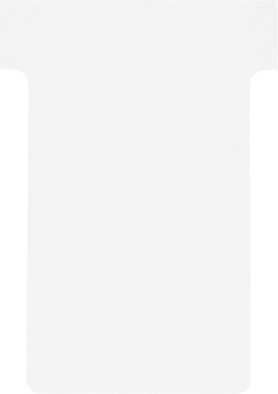 Nobo T-Steckkarten Gr. 2 Weiß 6 x 8,5 cm 100 Stück