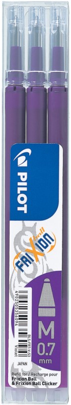 Thumbnail - Pilot FriXion Ball Tintenrollermine 0.35 mm Mittel Kegelförmig Lila 3 Stück