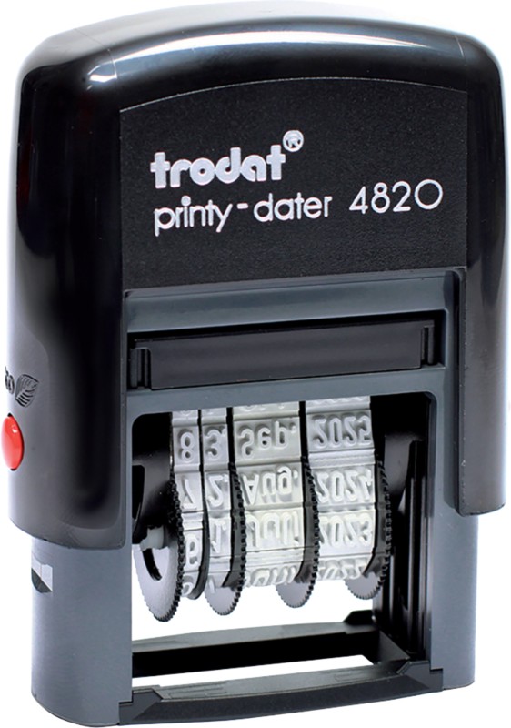 Trodat Printy 4820 Datumstempel Schwarz, 4 mm Datumshöhe