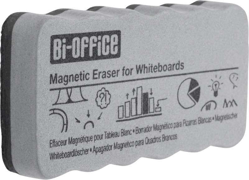 Bi-Office Tafelwischer Magnetisch 10,5 x 5,5 cm Grau AA0105