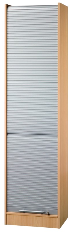 Thumbnail - Hammerbacher Rollladenschrank Braun, Silber 500 x 400 x 2.004 mm