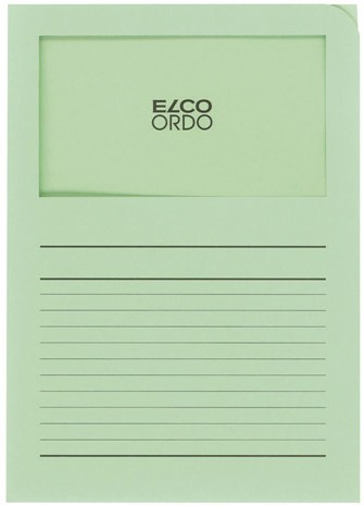 Thumbnail - Elco Ordo Classico Ordnungsmappe DIN A4 Grün Papier 120 g/m² 100 Stück