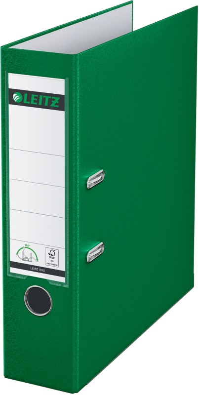Thumbnail - Leitz 180° Breit Ordner DIN A4 82 mm Grün 2 Ringe 1010 Kunststoff Glatt Hochformat