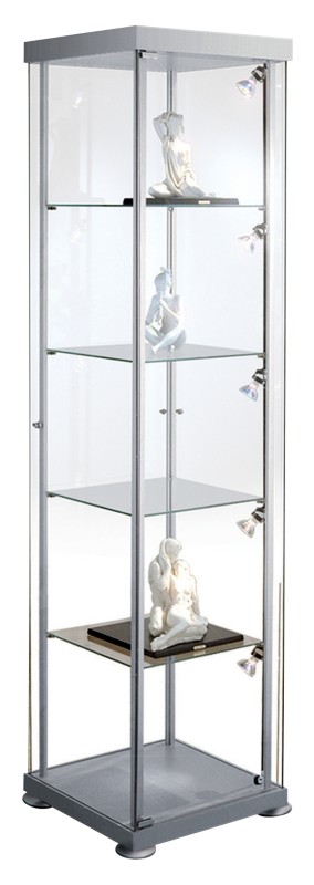 Kerkmann Vitrine Expoline Transparent 425 x 425 x 1.800 mm