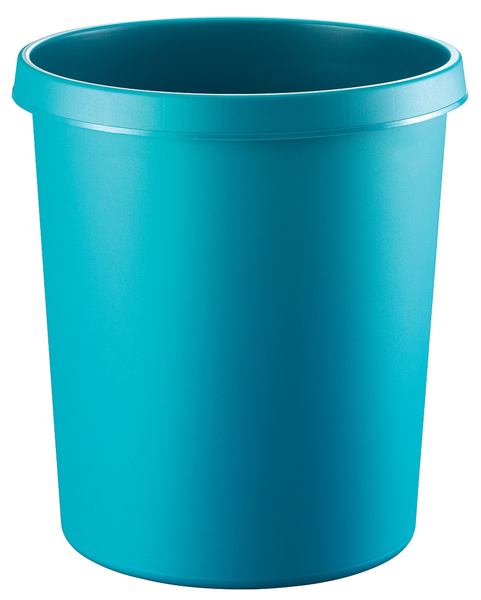 Thumbnail - helit Papierkorb Polyethylen Grün 33,5 cm