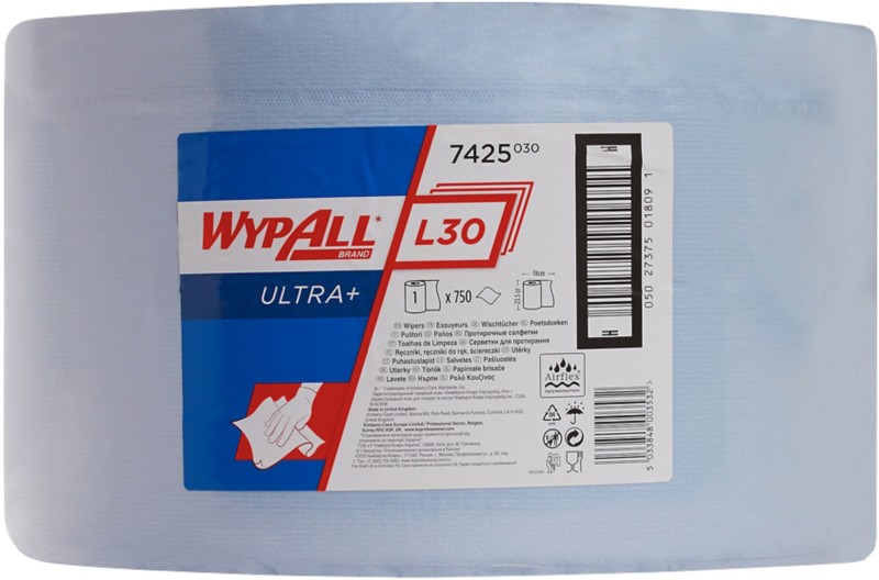 WYPALL Wiping Paper L30 3 Ply 750 Sheets