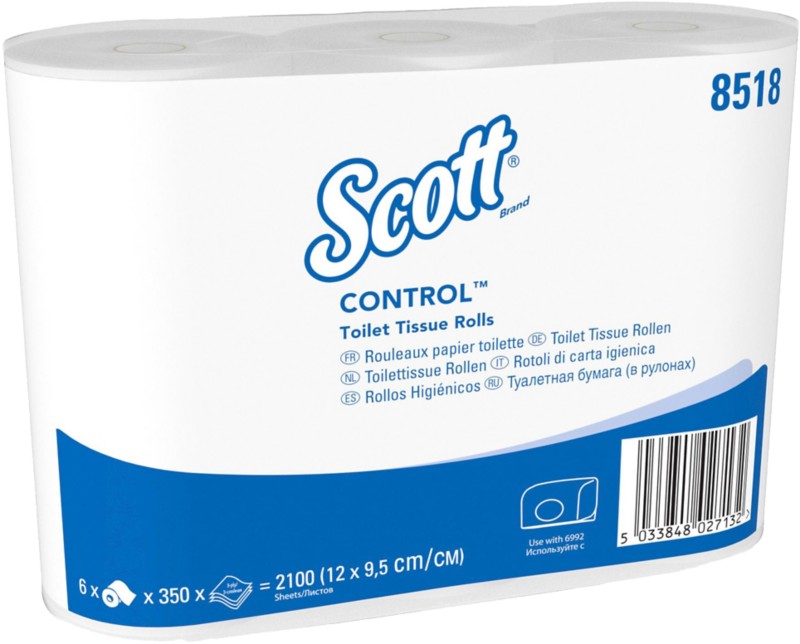 Scott Control Toilettenpapier 3-lagig 8518 6 Rollen à 350 Blatt