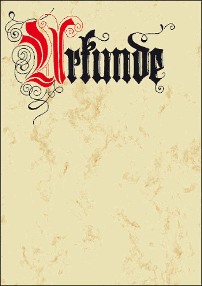Sigel Urkunde DP548 Urkunde Calligraphie DIN A4 21 x 29,7 cm 185 g/m² 12 Blatt