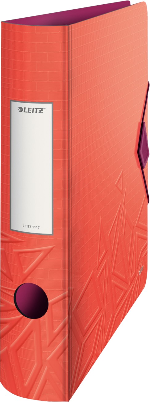 Leitz Active Urban Chic 180° Ordner 65 mm Polypropylen 2 Ringe DIN A4 Rot