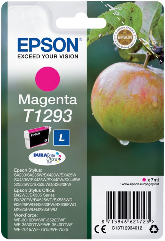 Epson T1293 Original Tintenpatrone C13T12934012 Magenta