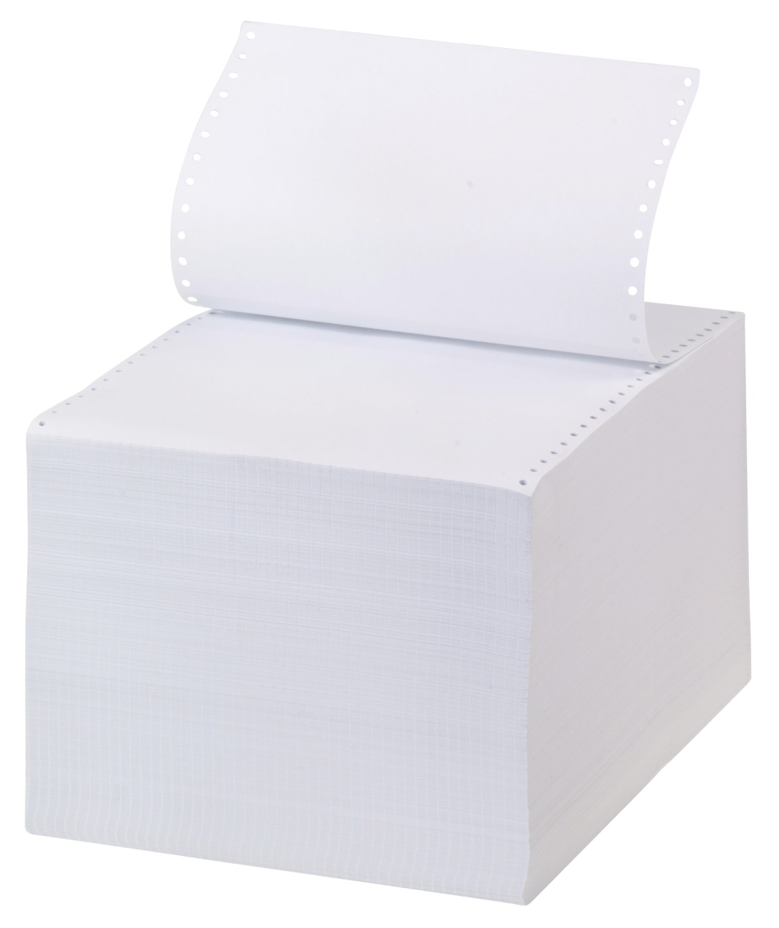 Niceday Computer-Endlospapier DIN A5 70 g/m² Längsperforation, 1-fach 240 mm x ca.152 mm (6) DIN A5 quer Weiß 4000 Blatt