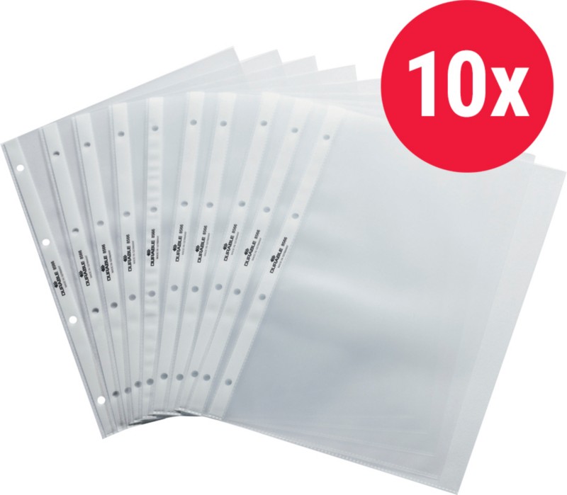 Durable Sichthüllen A4 quer für Tischflipcharts VE=10 Stück