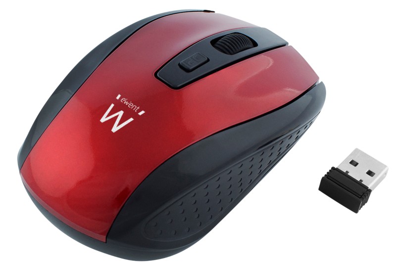 Souris sans fil ewent EW3237 Rouge