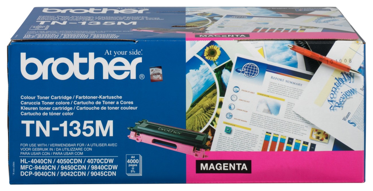 Brother TN-135M Original Tonerkartusche Magenta