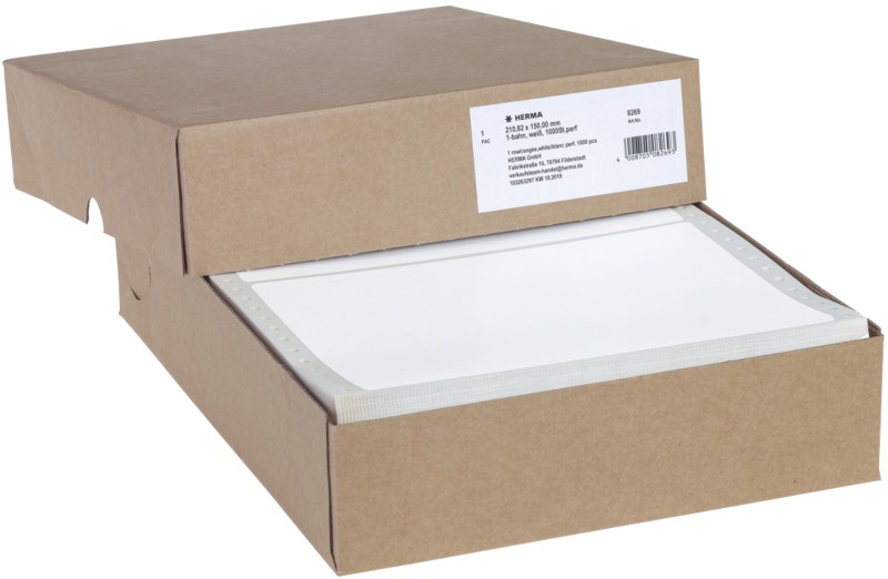 Thumbnail - HERMA 8269 Computer-Etiketten Weiß 210,8 x 150 mm 1000 Stück