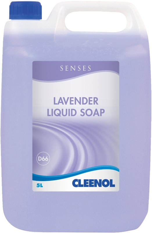 Cleenol Liquid Hand Soap Senses Lavender 5L Pack of 2
