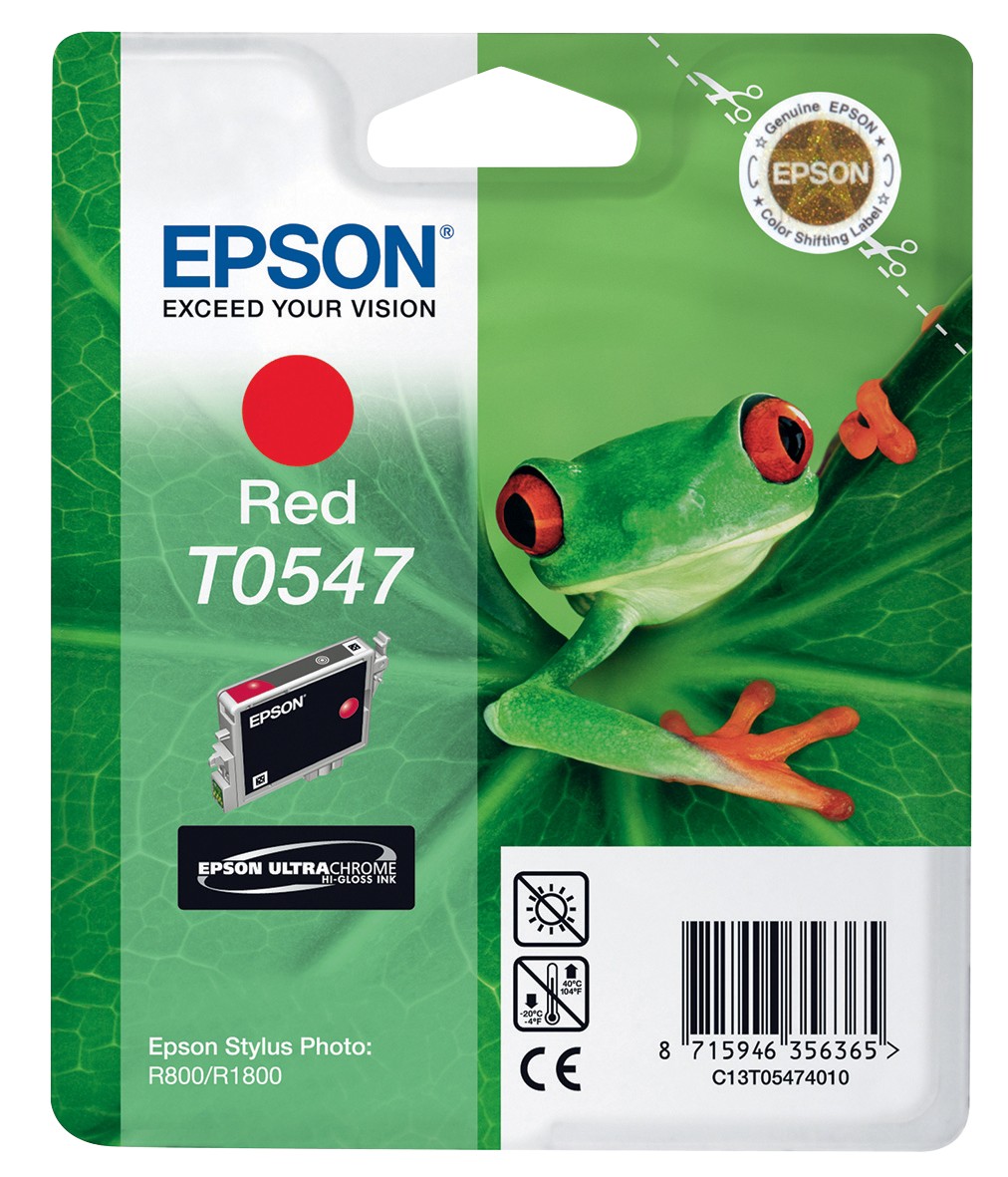 Epson T0547 Original Tintenpatrone C13T05474010 Rot