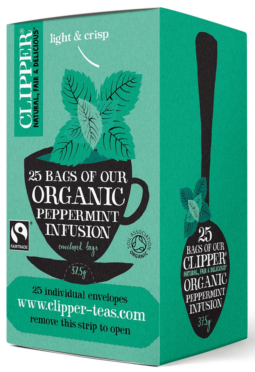 Clipper Peppermint Organic Infusion Tea Pack Of 25