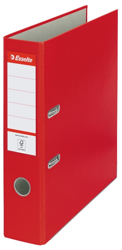 Esselte Essentials Breit Ordner DIN A4 72 mm Rot 2 Ringe 11253 PP (Polypropylen) Hochformat