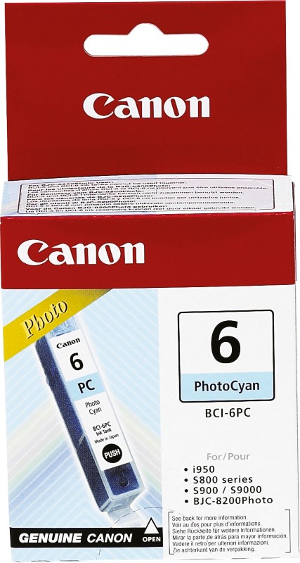 Canon BCI-6PC Original Tintenpatrone Foto Cyan