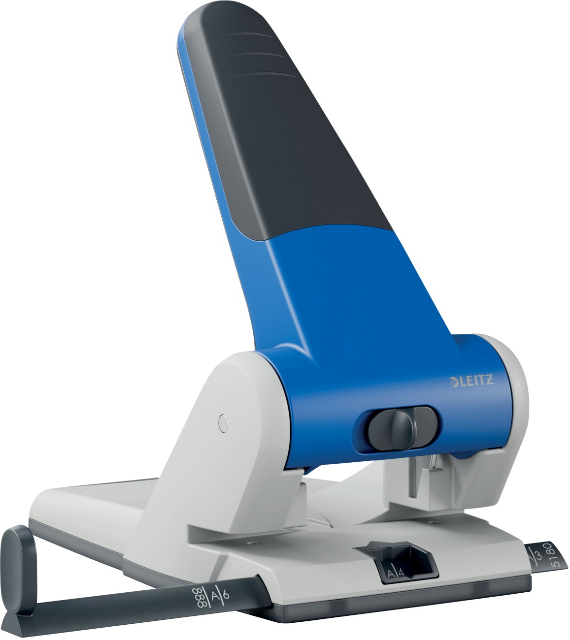 Leitz 2 Löcher Extrastarker Registraturlocher 5180 Metall Powersave 65 Blatt Blau 5181