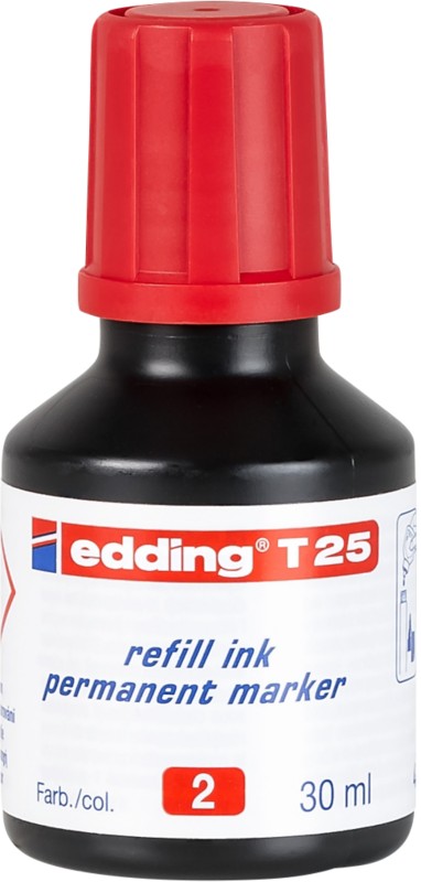 edding Nachfülltinte T25 Rot 30 ml