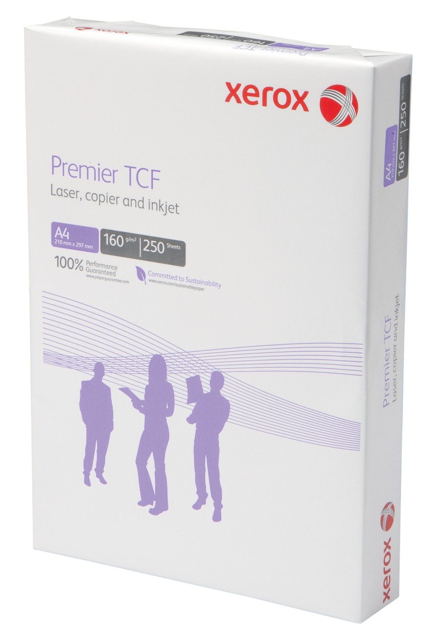 Xerox Premier A4 Printer Paper 160 Gsm Smooth White 161 Cie 250 Sheets