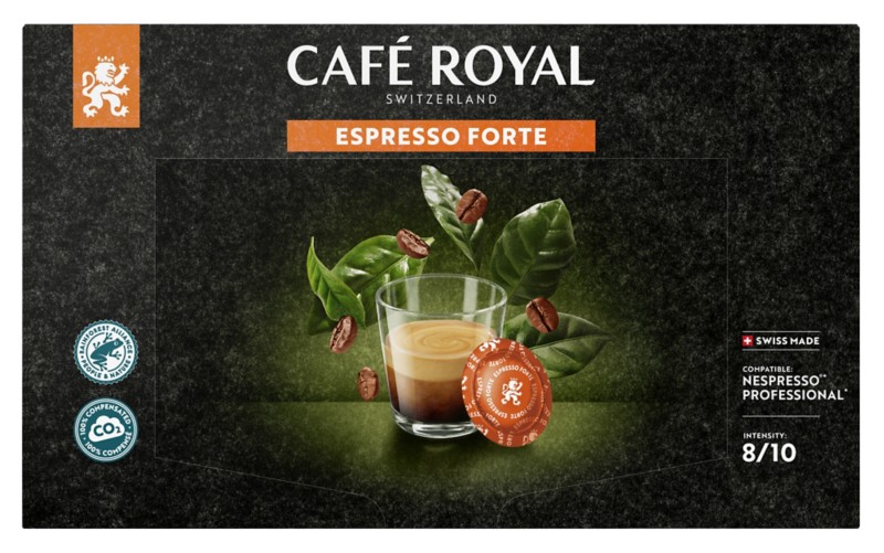 CAFÉ ROYAL Espresso Forte Nespresso* Kaffeepads 50 Stück