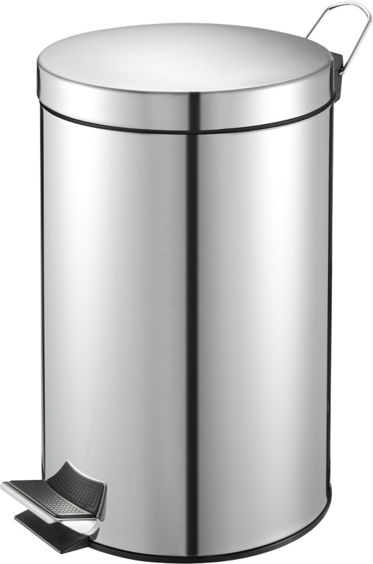 Vepa Bins Metall Treteimer 24,8 x 40 cm Silber