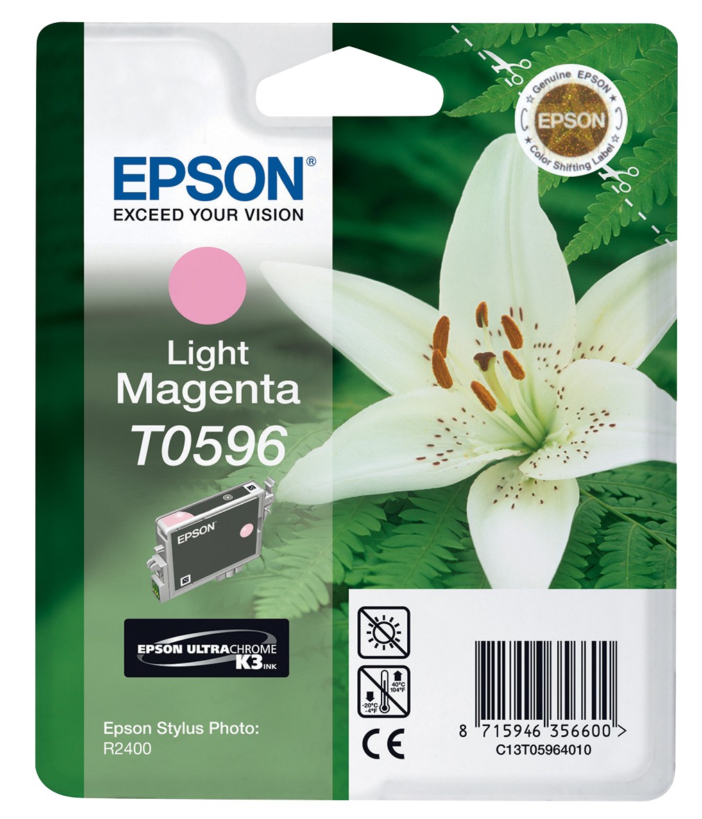 Epson T0596 Original Tintenpatrone C13T05964010 Hell Magenta