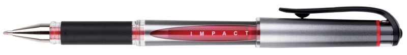 Thumbnail - uni-ball Gel Impact UM-153S Gelschreiber Rot 0,6 mm Extra Breit Kugel Nachfüllbar