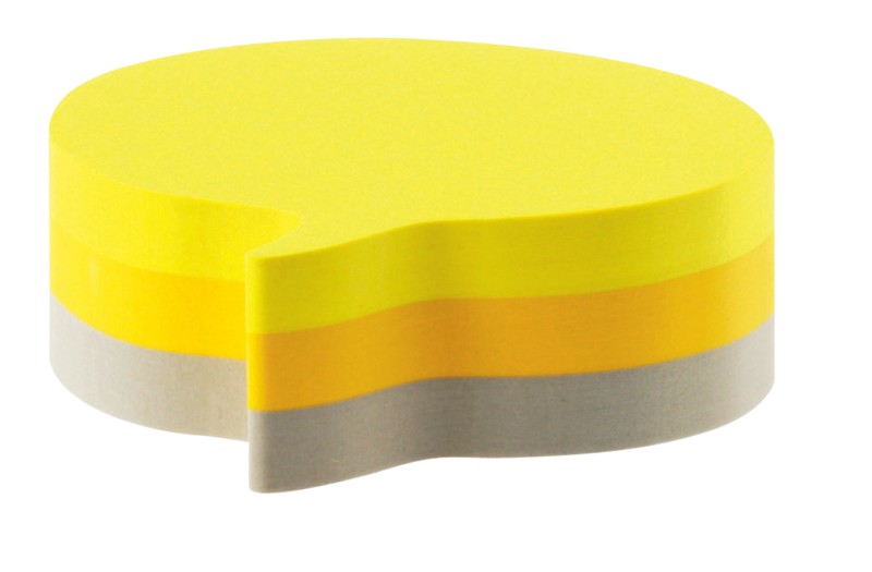 Post-it Haftnotizen 70 x 70 mm Sprechblase Farbig sortiert 225 Blatt