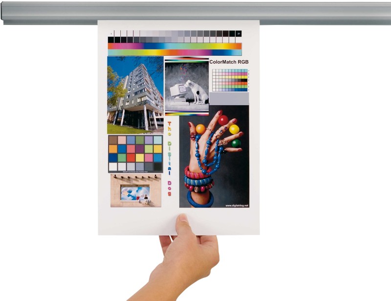 Thumbnail - Djois JalemaGrip DIN A0+ Klemmschiene Grau, Silber 1600633 600 (B) mm