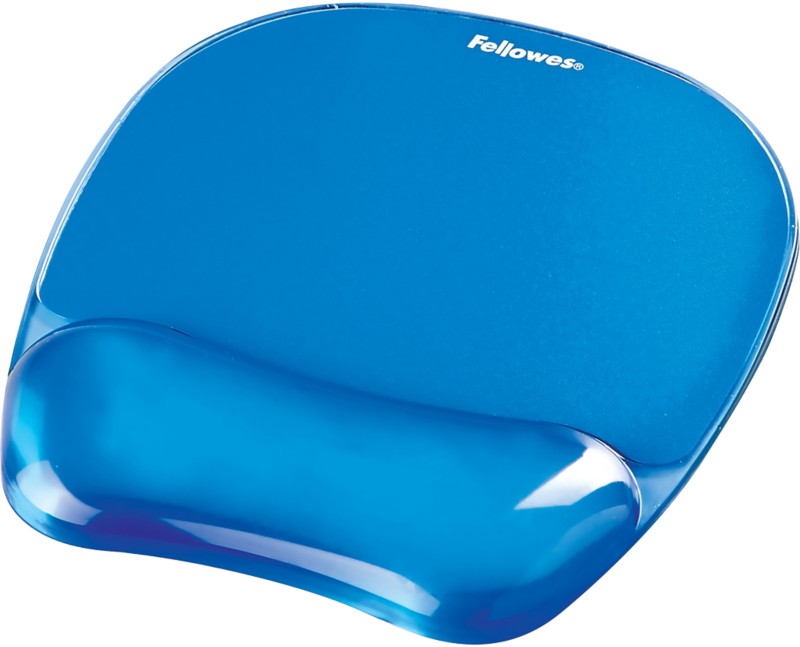 Fellowes Crystals Gel PU (Polyurethan) Mauspad Blau