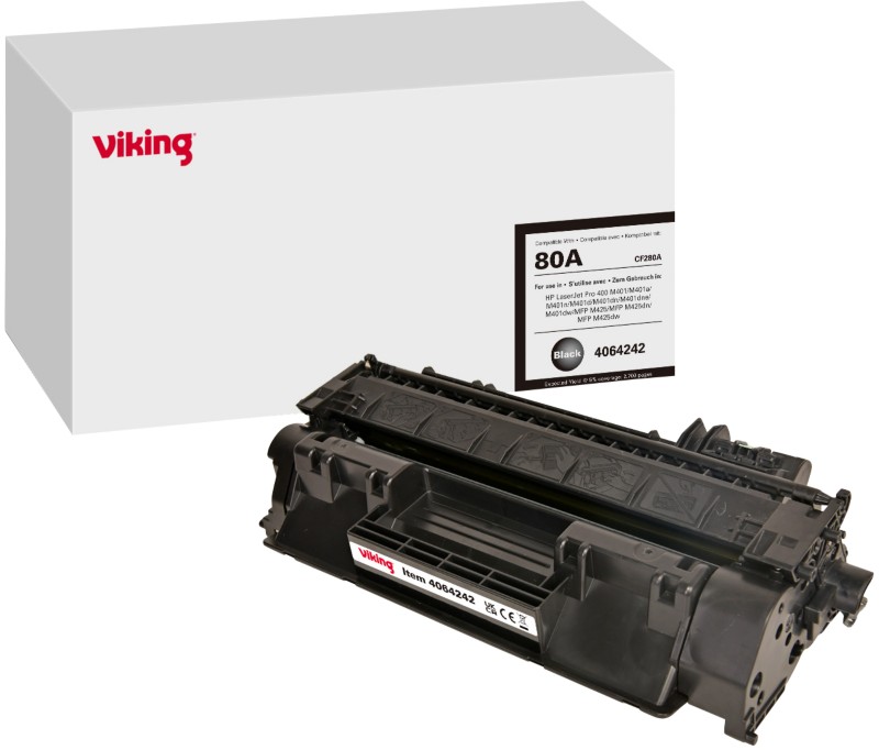 Viking 80A Kompatibel HP Tonerkartusche CF280A Schwarz