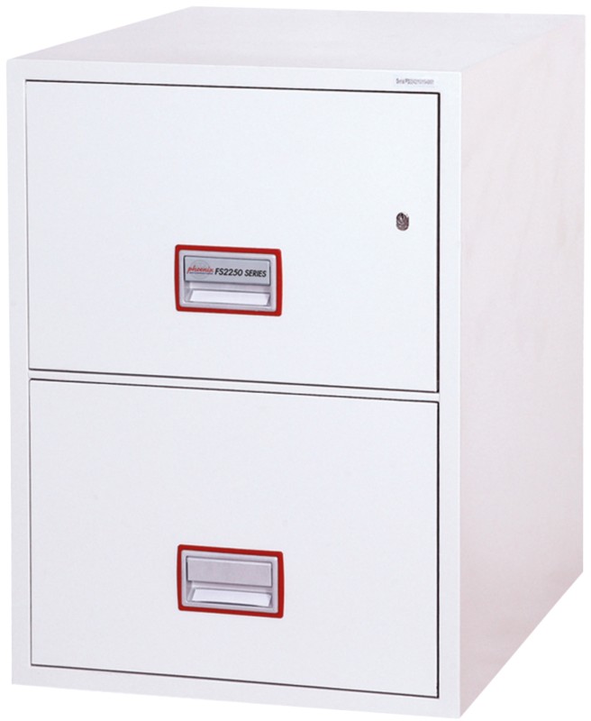 Phoenix World Class Vertical Fire File Aktenschrank Schlüssel 49 L FS2252K Weiß