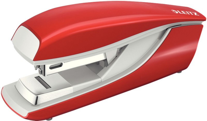 Thumbnail - Leitz NeXXt Flachheftgerät 5505 Halbstreifen 30 Blatt Rot 24/6, 26/6 Kunststoff, Metall