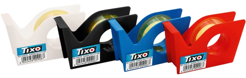 Tixo Klebebandabroller 56006 + Klebefilm Farbig sortiert