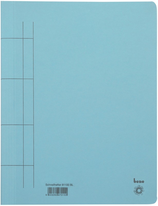 Thumbnail - Bene Schnellhefter DIN A4 Blau Manilakarton
