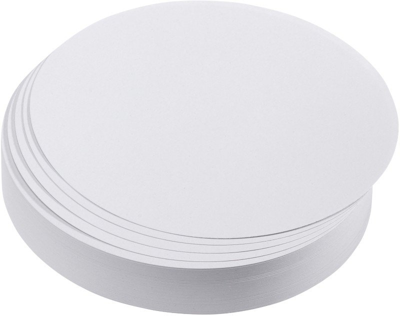 Thumbnail - Franken Kreis Moderationskarten 9,5 x 9,5 cm Papier Weiß 500 Stück