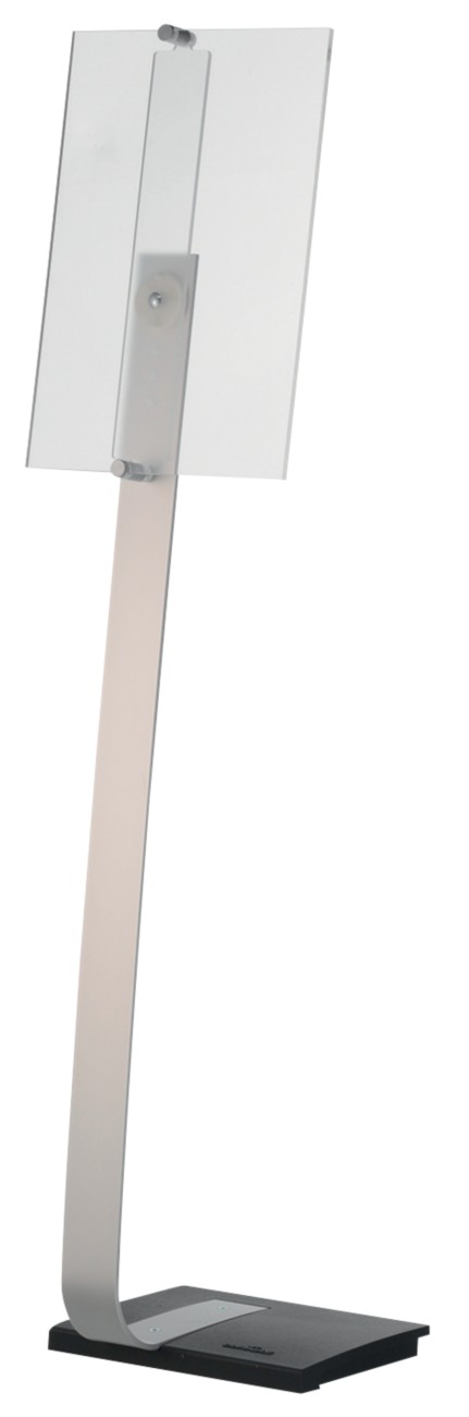 DURABLE Informationsschild Aluminium, Acrylglas 125 x 118 cm Crystal Sign Stand 481923