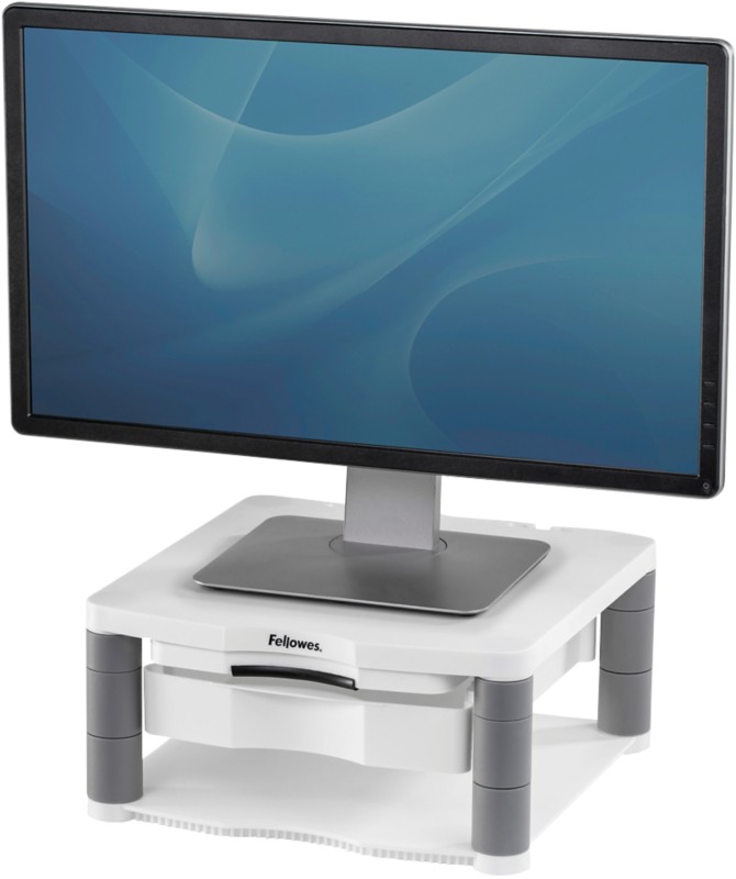 Fellowes Monitorständer Premium Plus Silber