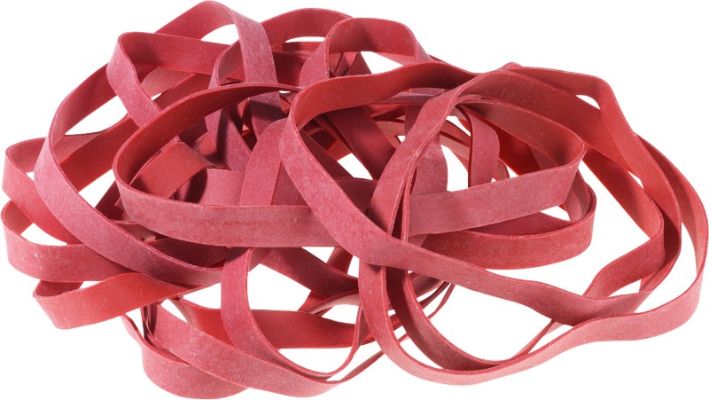 Viking Gummibänder 180 x 12 mm Ø 120 mm Rot 500 g