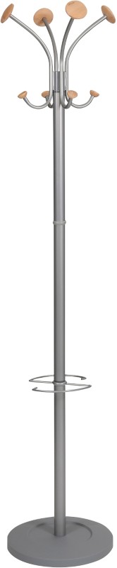 Alba Garderobenständer PMVIENA 38 x 350 x 1790mm Silber Grau