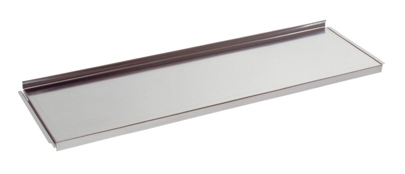 Manuflex Fachboden 2 Fachböden Stahlblech 900 x 300 mm Silber 2 Stück