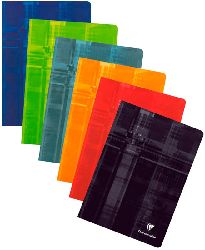 Thumbnail - Clairefontaine A5+ kartongebundenes Notizbuch mit laminiertem Pappe Cover Liniert 36 Blatt