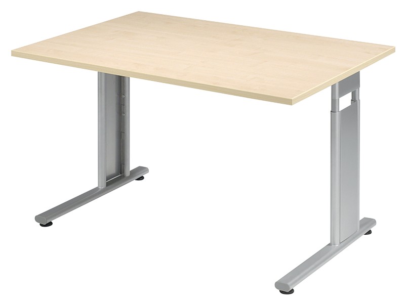 Geramoebel Schreibtisch Speed Office Ahorn 1.200 x 800 x 820 x 68 - 82 mm