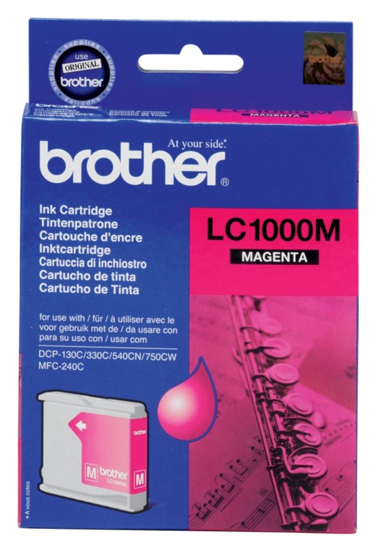 Brother LC1000M Original Tintenpatrone Magenta